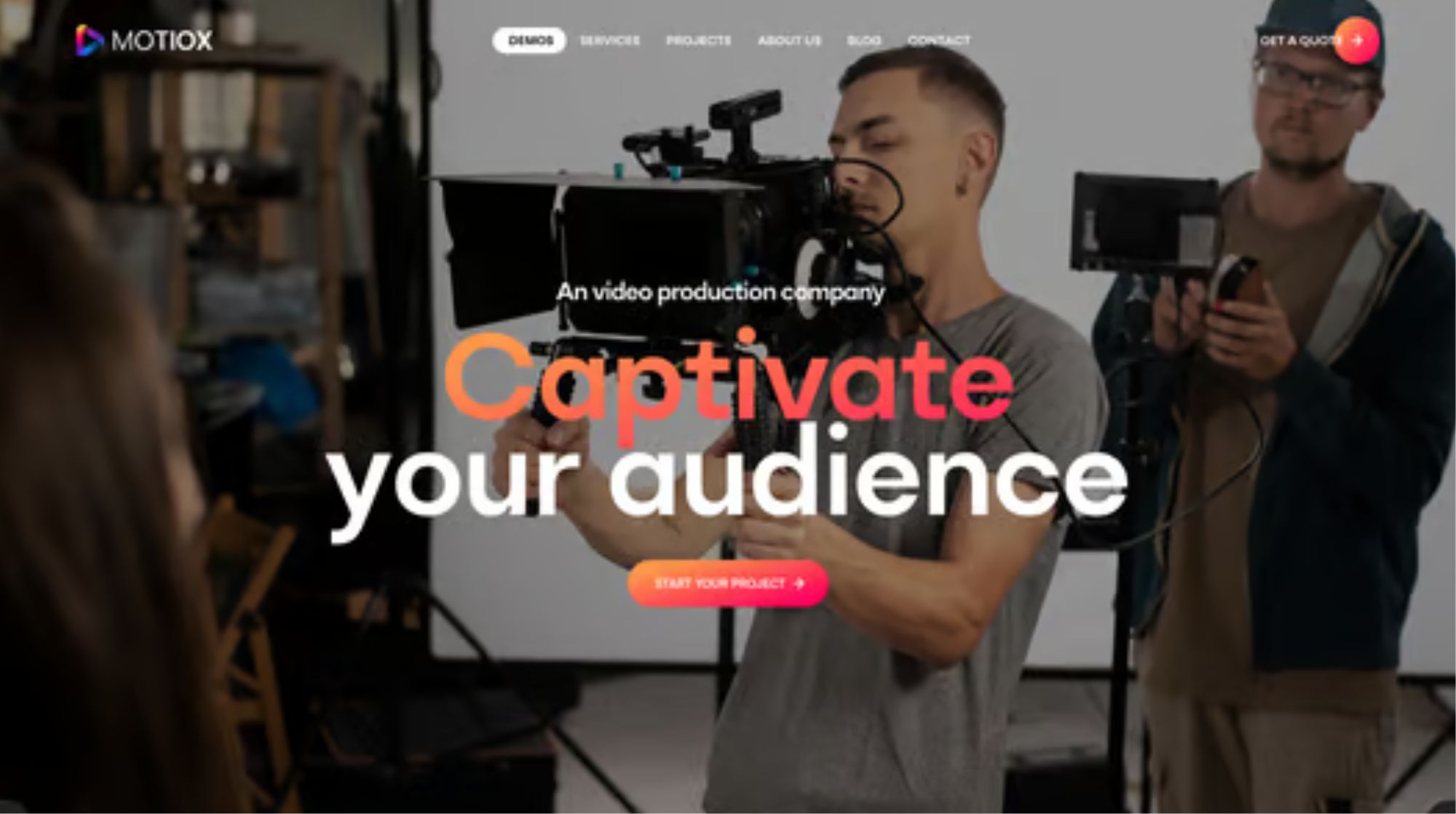 Build Your Visual Brand with a Video Production WordPress Theme