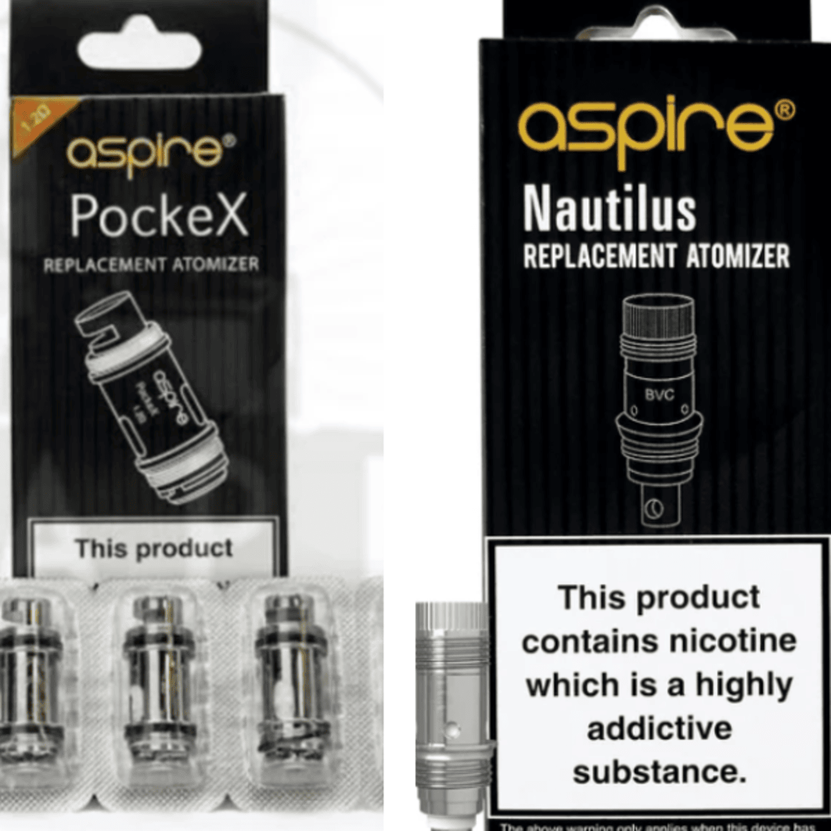 Discover the Power of Aspire PockeX Coils and Aspire Nautilus Coils at Vape Online Store