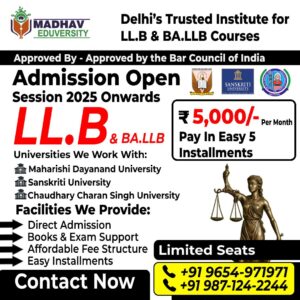 LL.B. at Madhav Eduversity: Exploring the Diverse World of Law