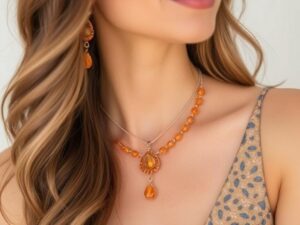 Ignite Your Style with the Raw Beauty of Orange Kyanite Jewelry