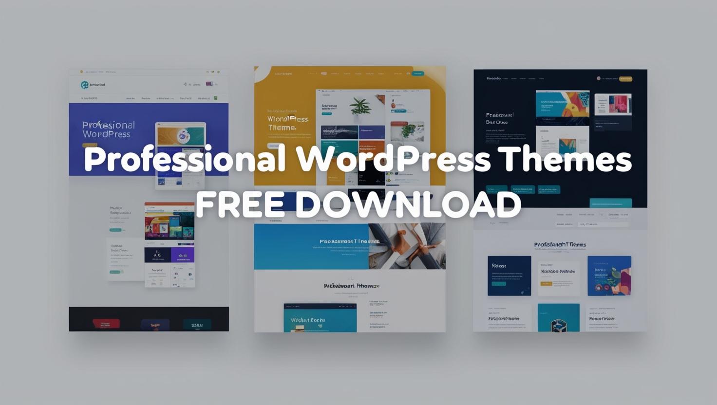 How to Get High-Quality Professional WordPress Themes for Free in 2025