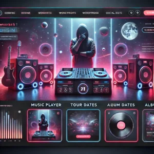 How Music Artist WordPress Themes Can Help You Build a Rockstar Portfolio