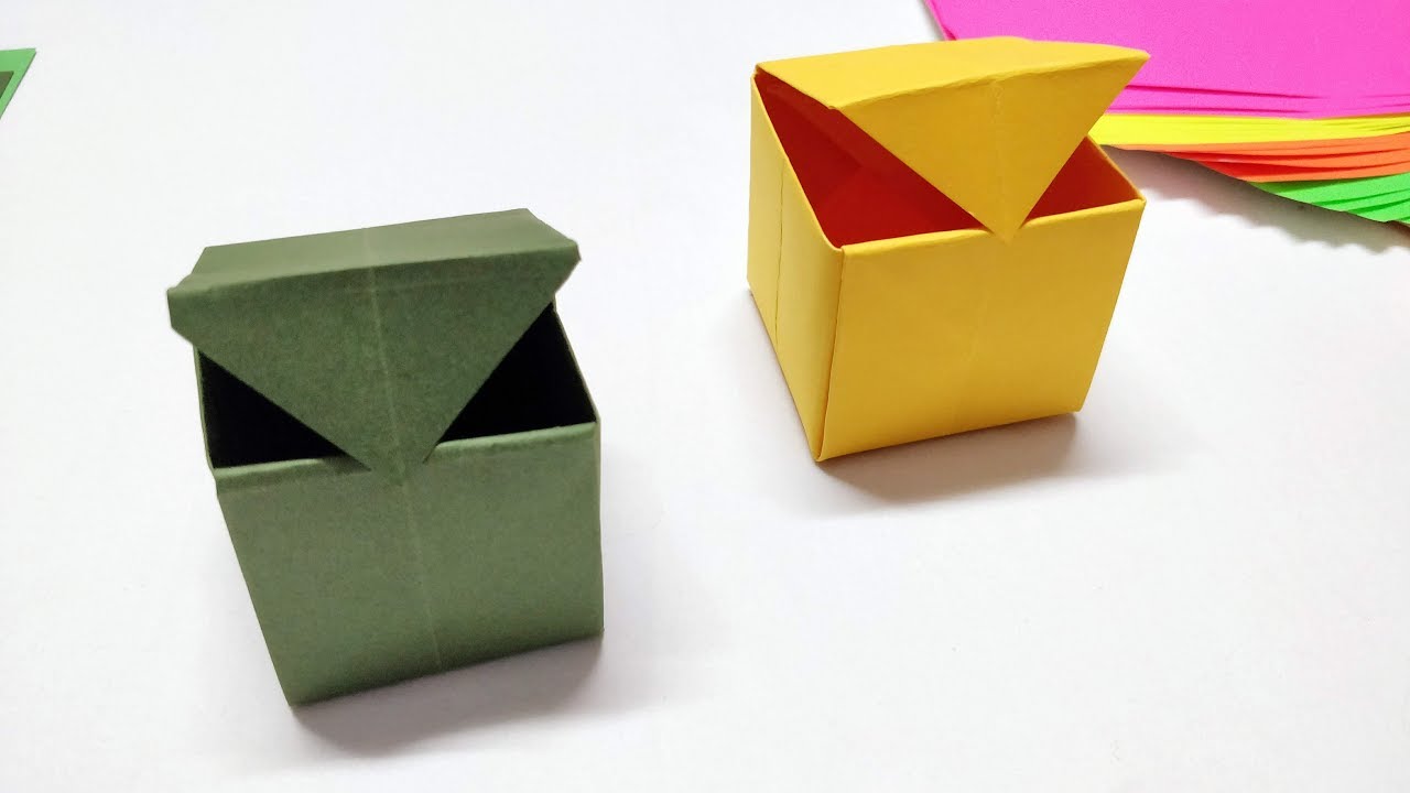 Origami Box with Lid: The Perfect Blend of Craft, Functionality, and Aesthetic