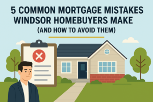 5 Common Mortgage Mistakes Windsor Homebuyers Make And How to Avoid Them