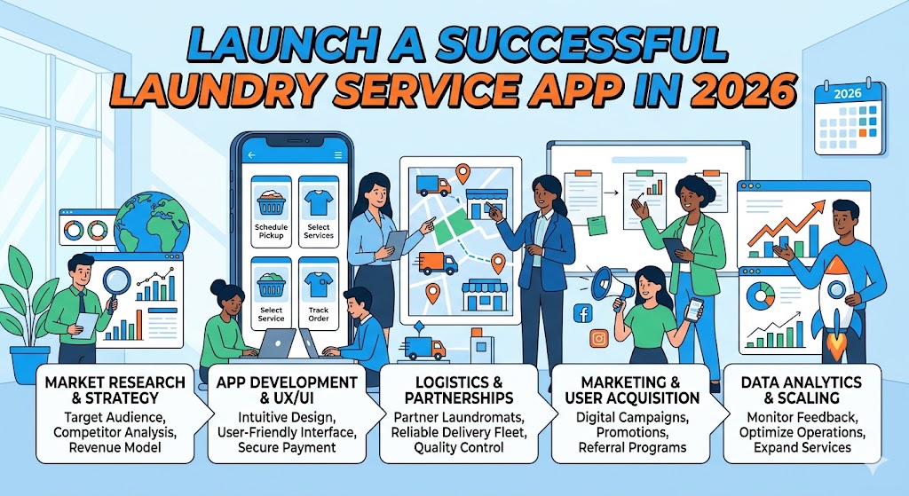 How Can Businesses Launch a Successful Laundry Service App in 2026?