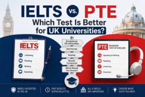 IELTS vs. PTE: Which Test Is Better for UK Universities?