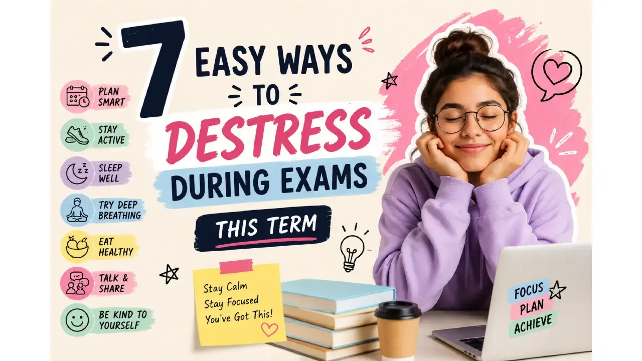 7 Easy Ways To Destress During Exams This Term