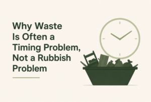Why Waste Is Often a Timing Problem, Not a Rubbish Problem