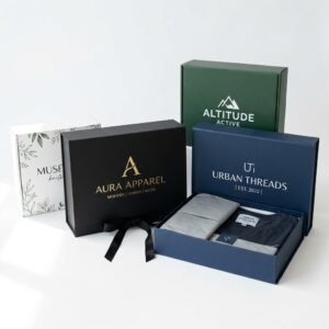 Custom Apparel Boxes for Professional Packaging Style 