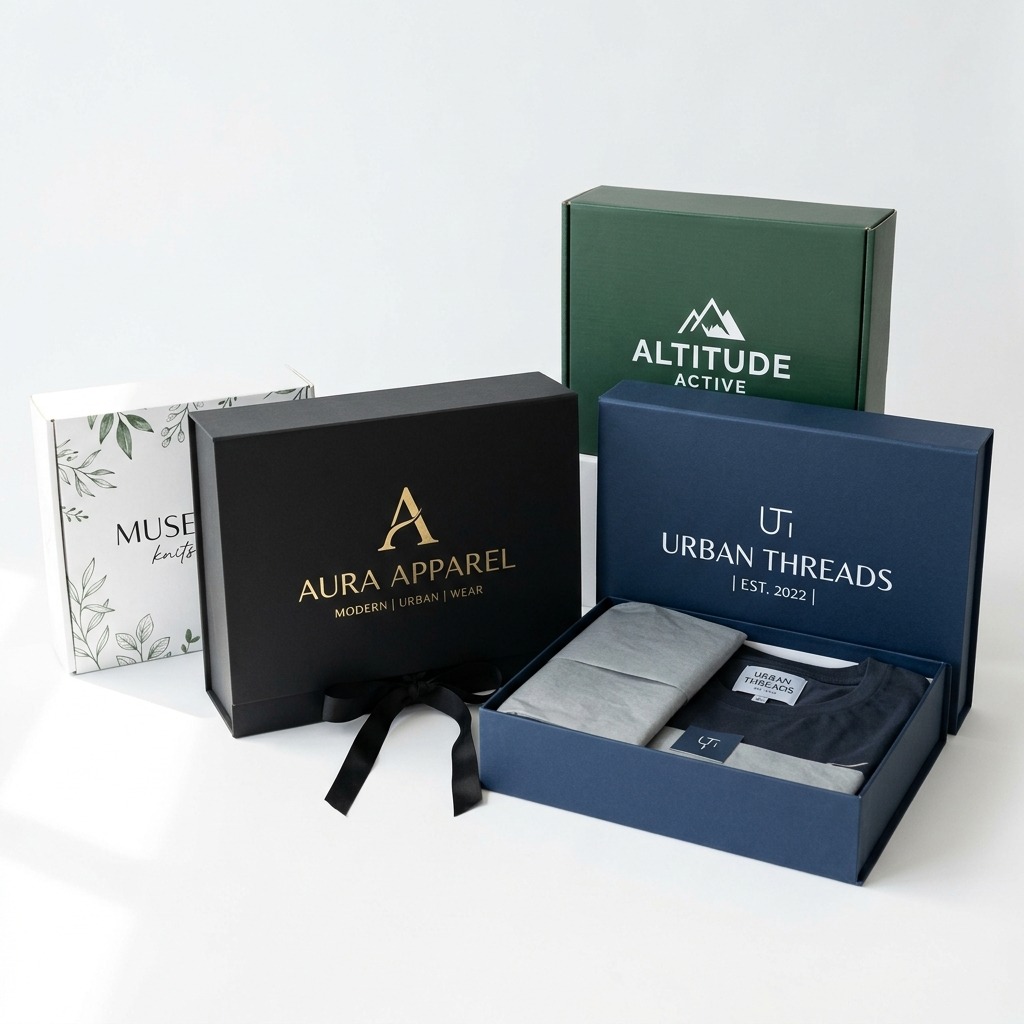 Custom Apparel Boxes for Professional Packaging Style 