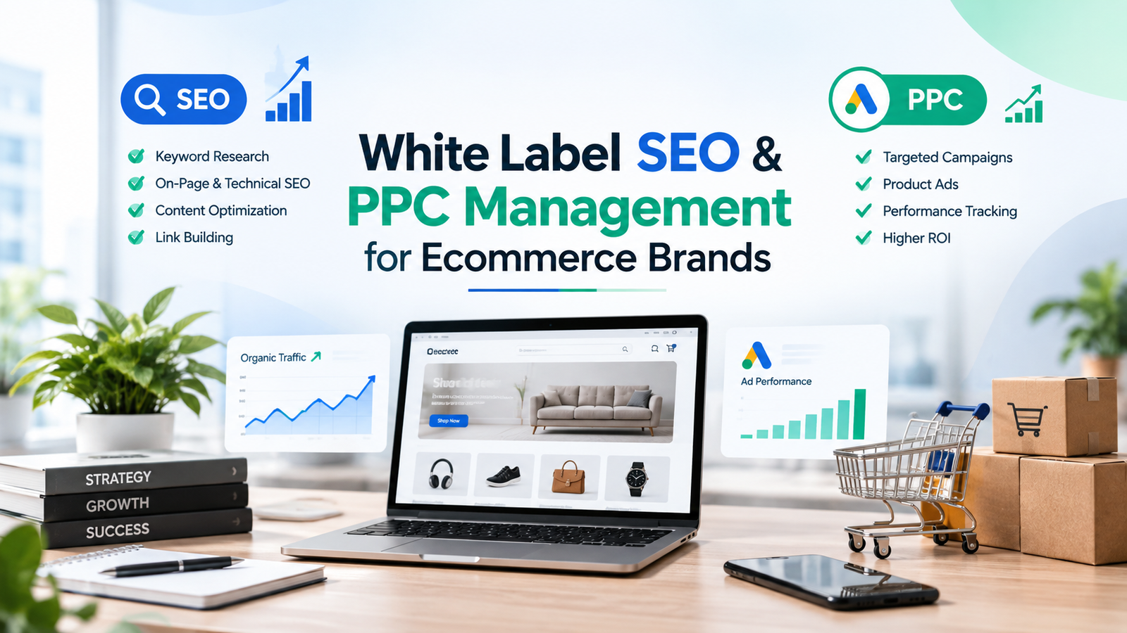 White Label SEO & PPC Management for Ecommerce Brands 