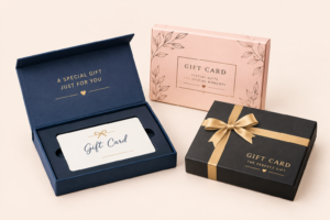 How Custom Gift Card Boxes Enhance Gift Packaging 